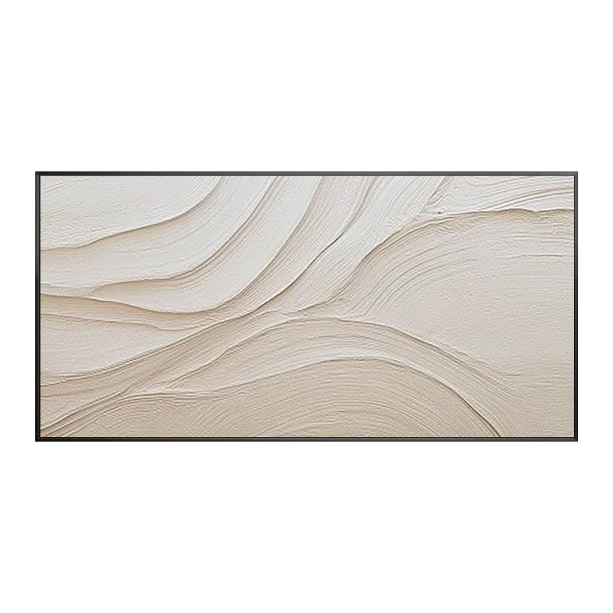 Modern calming Wabi Sabi painting for bedroom decor