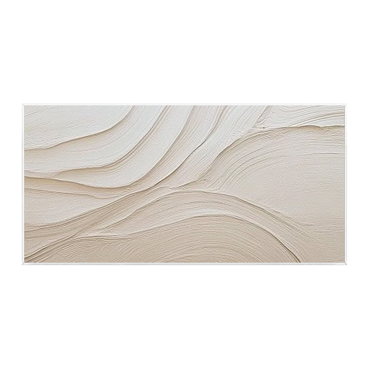 Luxury neutral textured wall art with three dimensional effect
