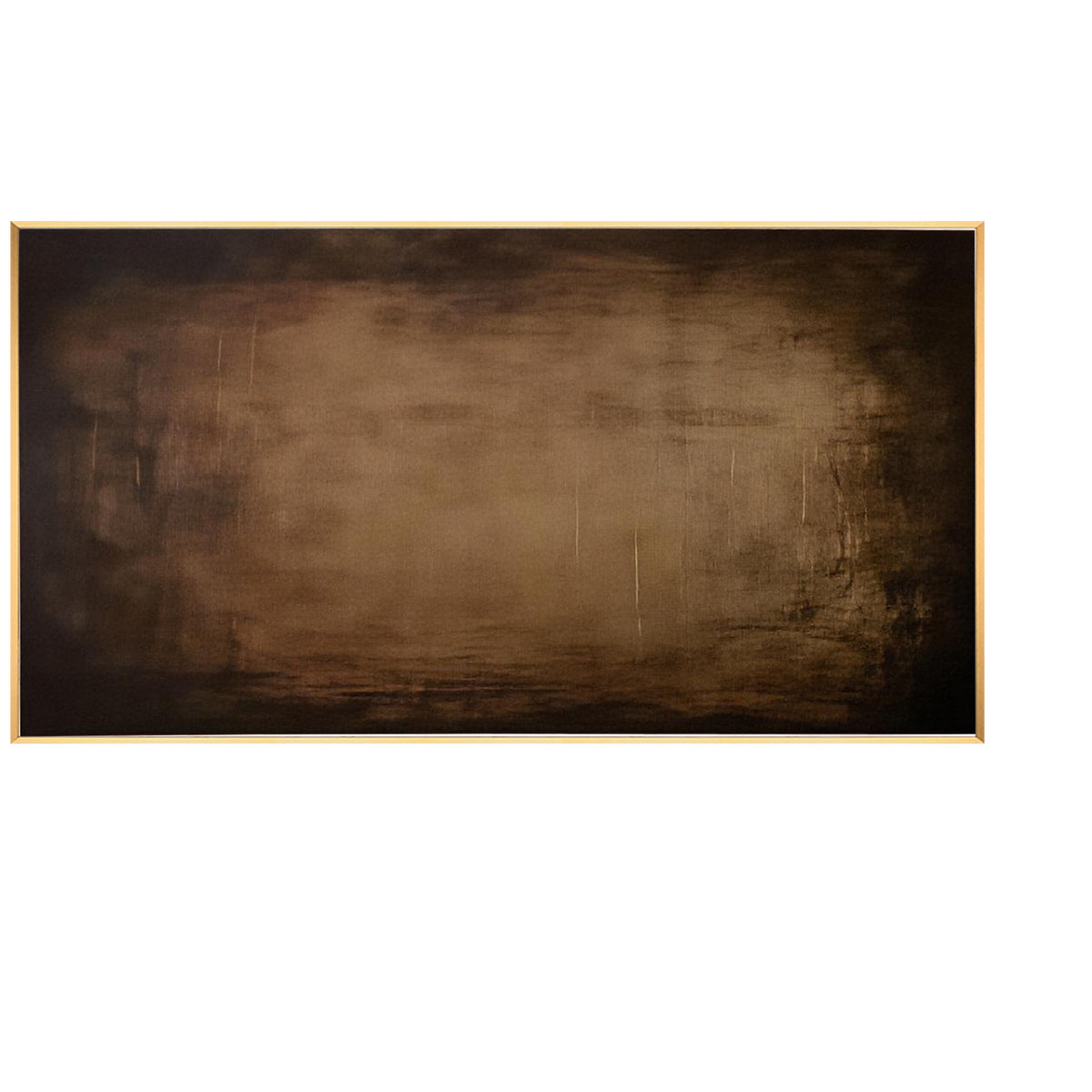 Modern canvas wall art featuring organic earth colors