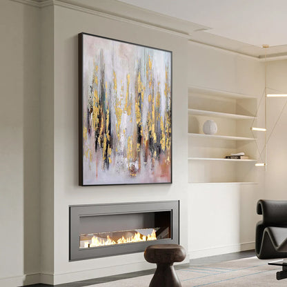 large textured wall art for spacious living room decor